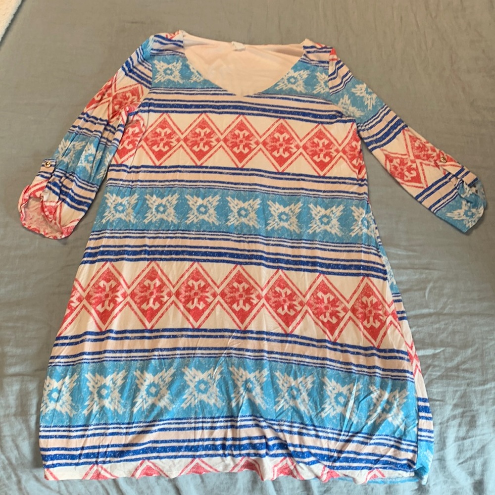 Pink Blush sz L maternity dress